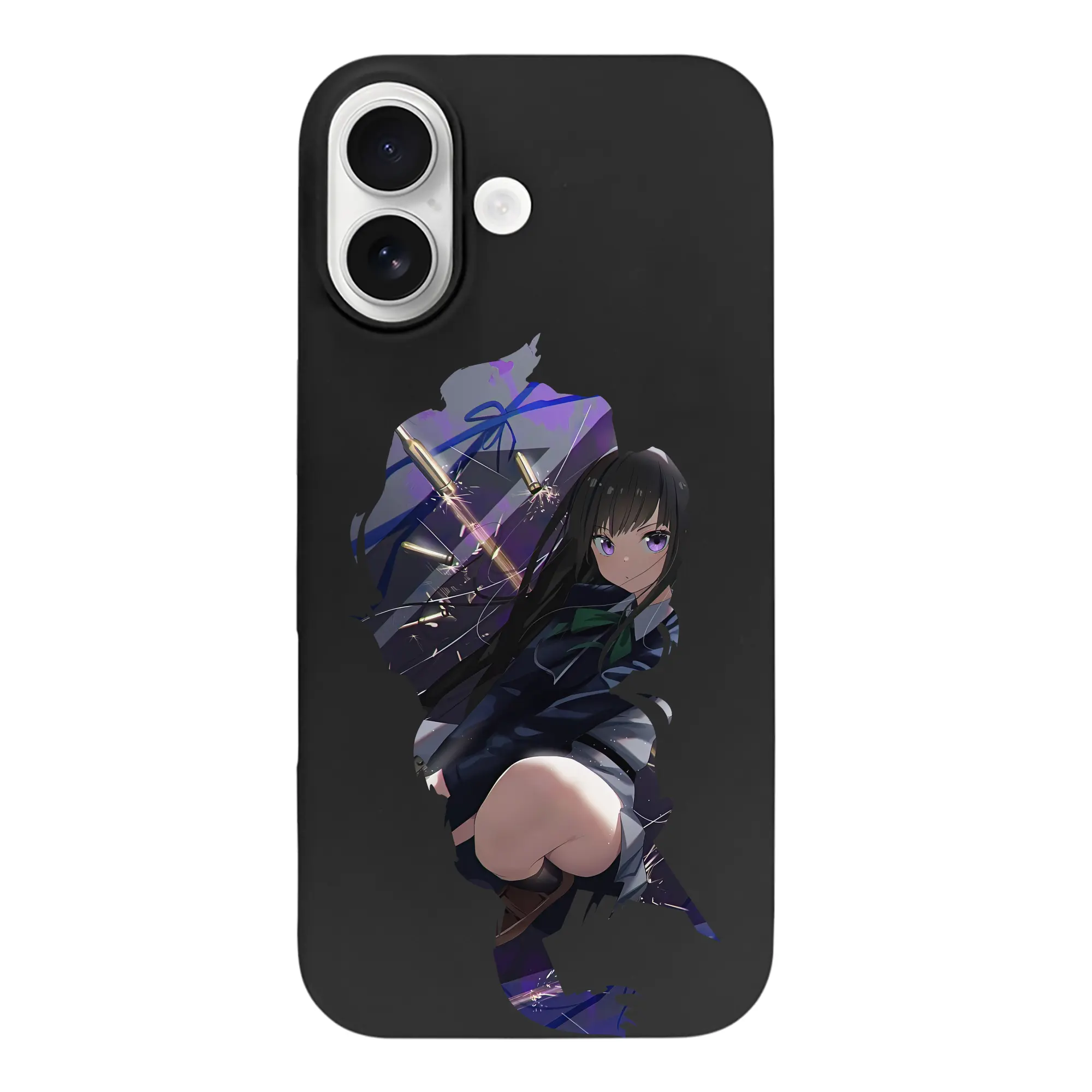 リコリス・リコイル グッズ,井ノ上たきな - iPhone 17 シリーズ シリコンケース 薄型 耐衝撃 指紋防止 ソフトタッチカバー 精密フィット 傷防止 保護ケース iPhone 17/17 Air/17 Pro/17 Pro Max 対応